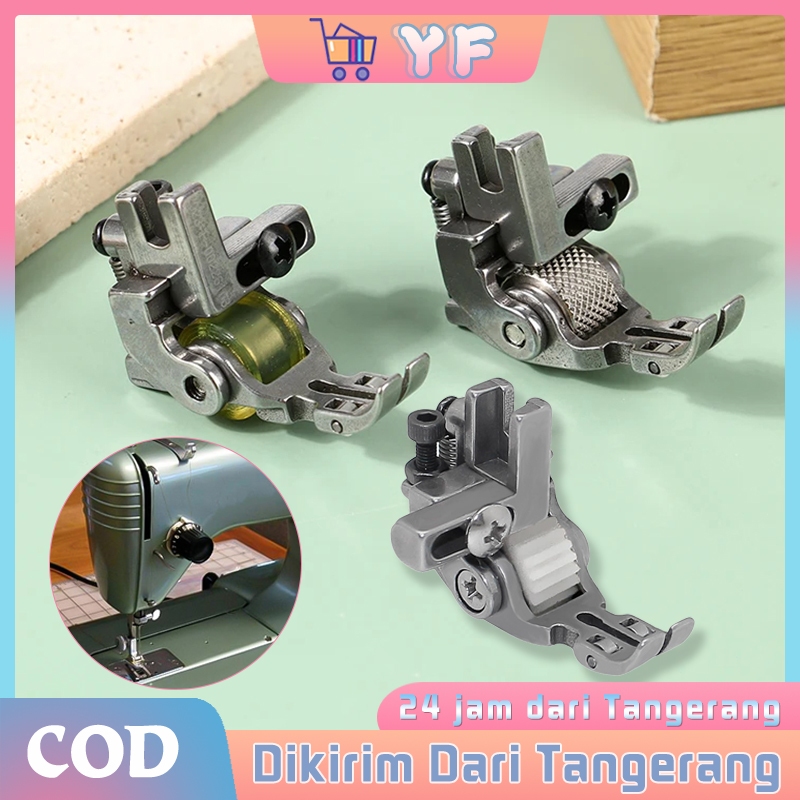 MESIN 3 In 1 Pleat Foot Sewing Machine Typical Roller Foot Sewing Machine เลื่อนรองเท้าจักรเย็บผ้า