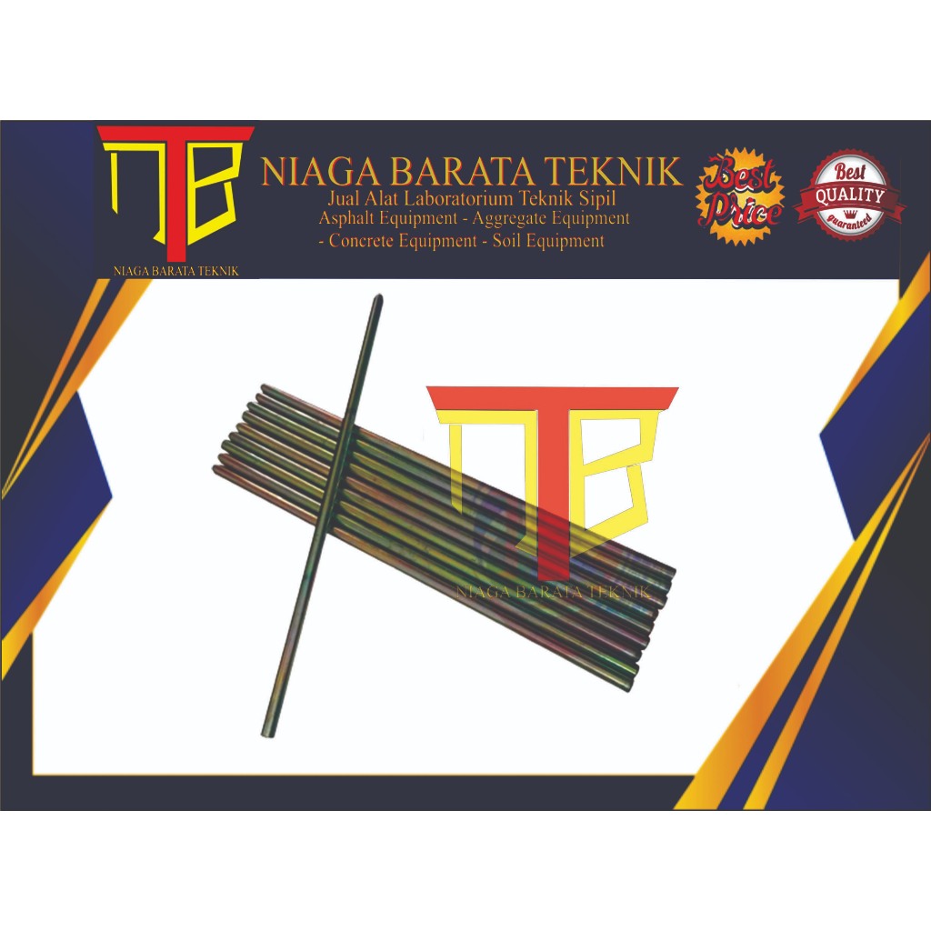 Tamping rod Slump Test ronjangan ตัวอย่าง Slump Test คอนกรีต