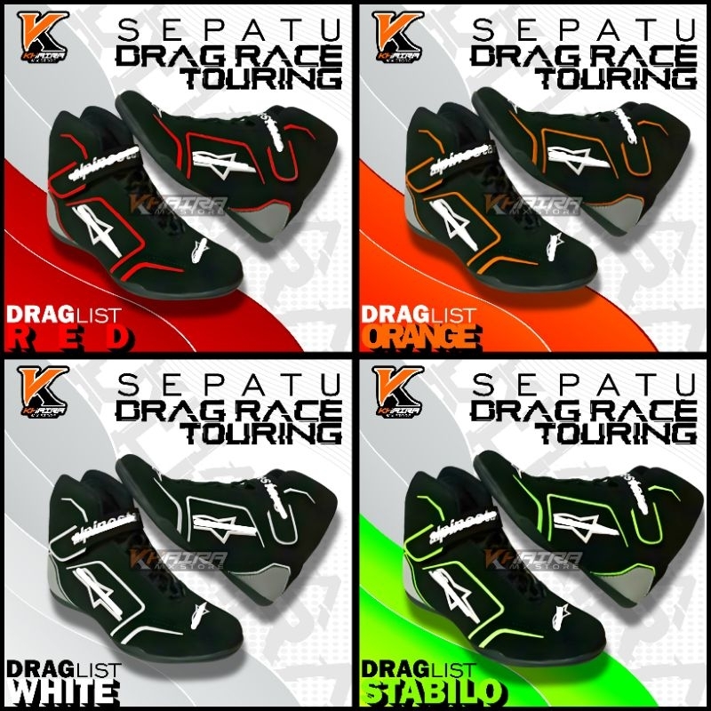 รองเท้าลําลอง/รองเท้าlap DRAG RACE หรือ TOURING BIKERS 01