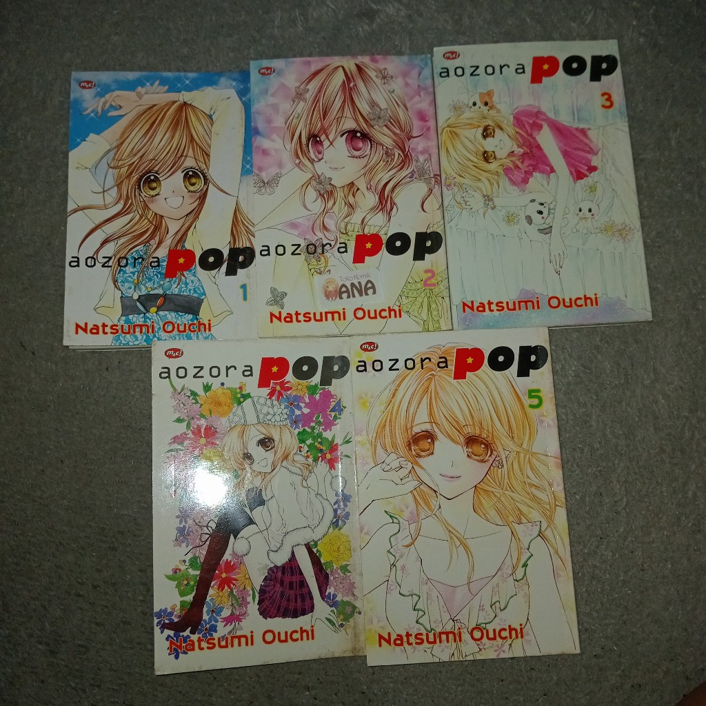 ชุดการ์ตูน Aozora Pop 1-5 Complete (Natsumi Ouchi)