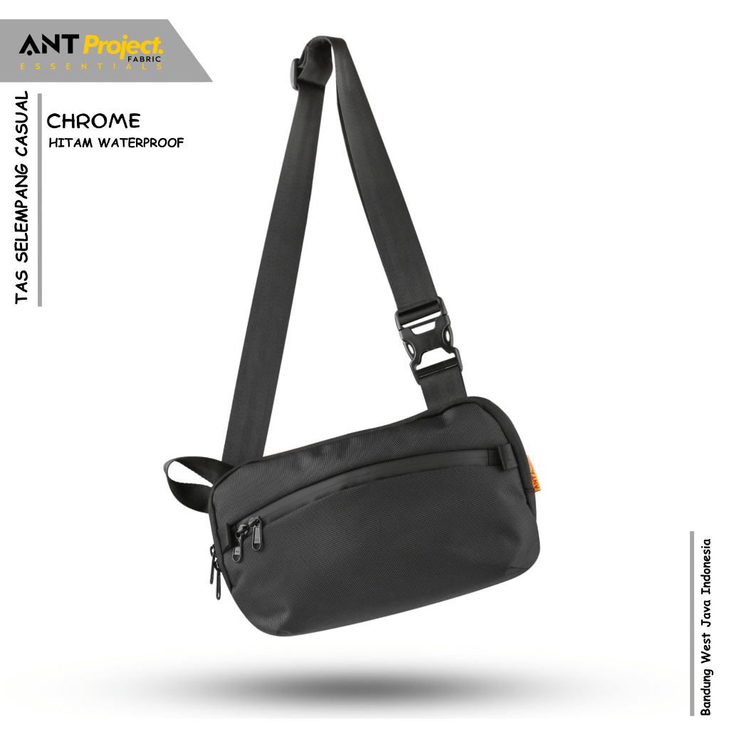 Ant PROJECT - กระเป๋าสะพายข้างผู้ชาย CROME Water Resistance - กระเป๋าสะพายข้างผู้ชาย