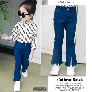 Cutbray Jeans Anak Rawis | Celana Jeans Anak-Anak Usia 2-15 Tahun Jeans Denim Rawis Terbaru