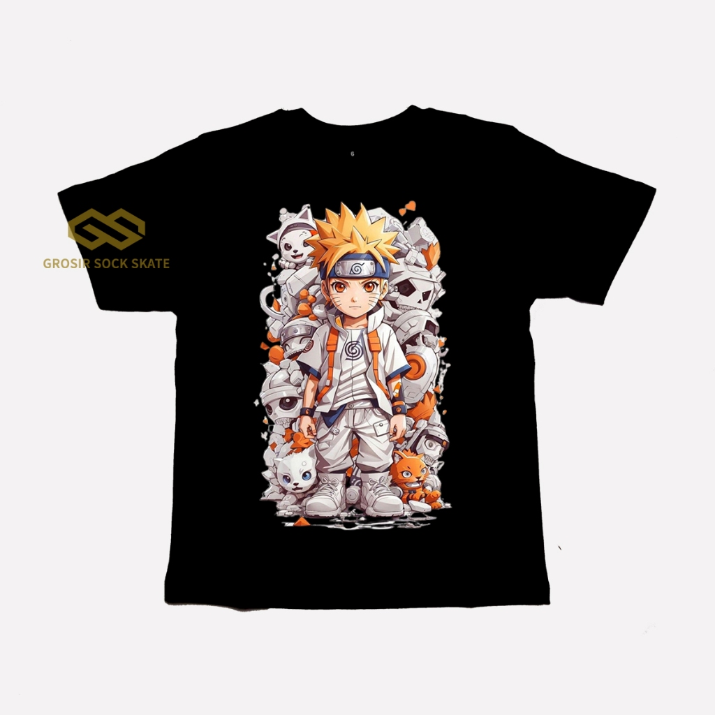 CHILDRENS BAND T-SHIRTS/ NARUTO CARTOON เสื้อยืด AGE 1-12 ปี