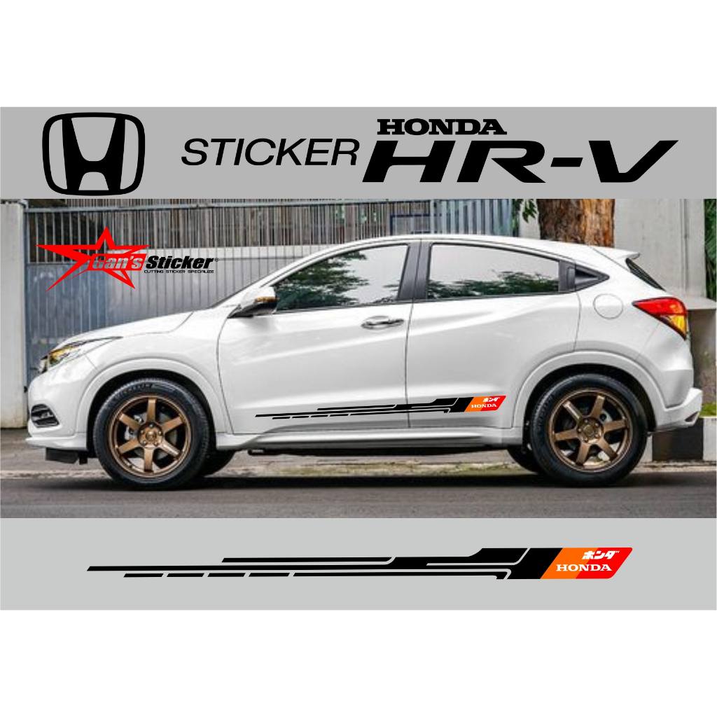 Honda hrv Honda crv Honda brv mobilio สติ๊กเกอร์ อุปกรณ์ตกแต่งรถยนต์ฮอนด้า
