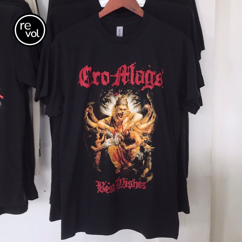 Kaos BAND OFFICIAL CRO-MAGS - BEST WISHES (สินค้าของแท้)