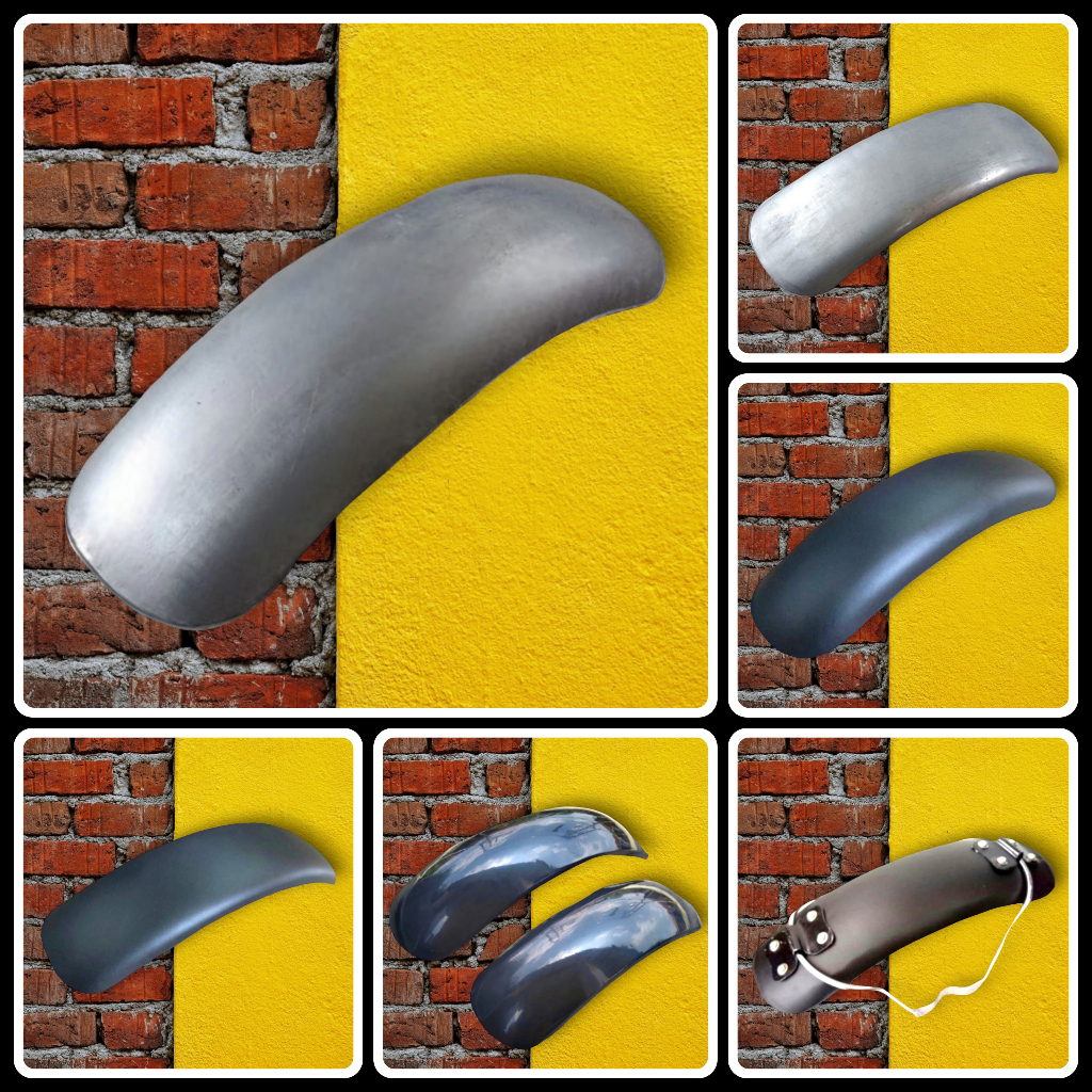 บังโคลนแบบกําหนดเอง japstyle สีดิบ 1 ชุดด้านหน้าด้านหลัง mudguard siebor anggkrang เรียบแผ่นหนาวัสดุรถจักรยานยนต์ที่กําหนดเอง pnp gl megapro CB herex verza scorpio Vixion CB 150 R bobber cafer