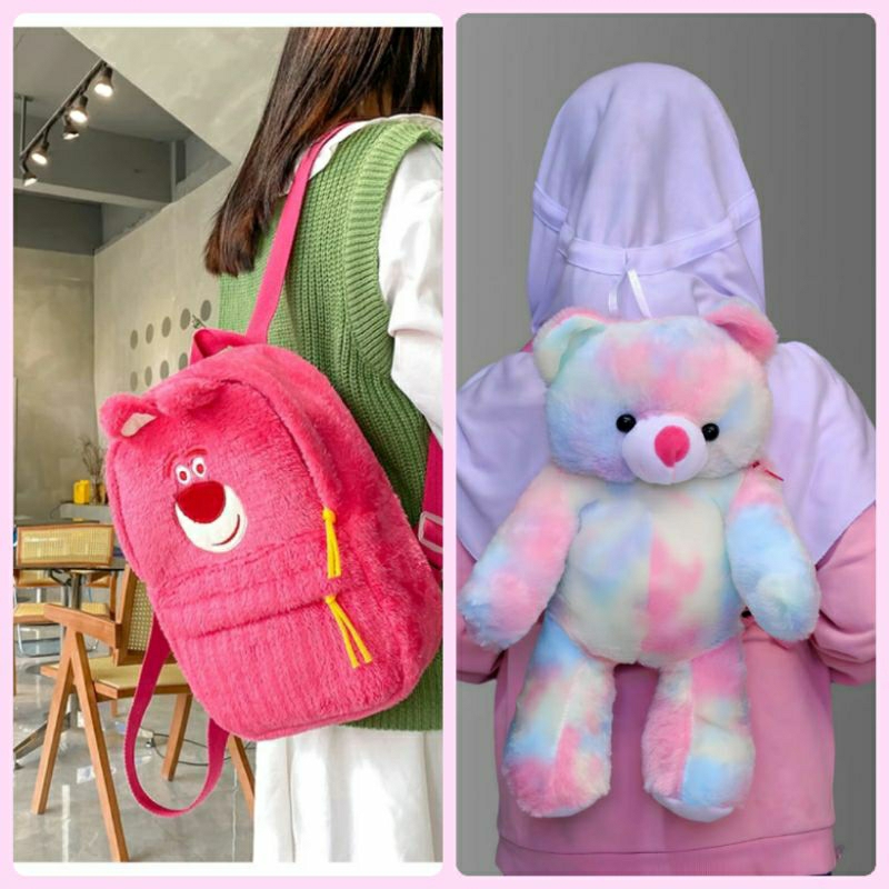 TEDDY BEAR BAG. กระเป๋าเป้สะพายหลัง TEDDY BEAR สามารถใช้แล้วสําหรับทุกคนในเด็กและผู้ใหญ่