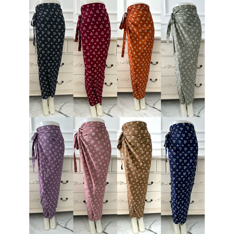SKIRT BATIK JUMPUTAN WRAP SKIRT การก่อสร้างราคา