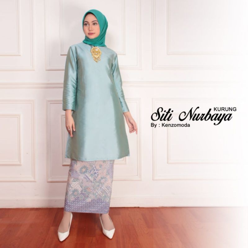 เสื้อโปโล Baju Kurung Siti Nurbaya Kebaya Tille Baju Kurung สไตล์มาเลเซีย