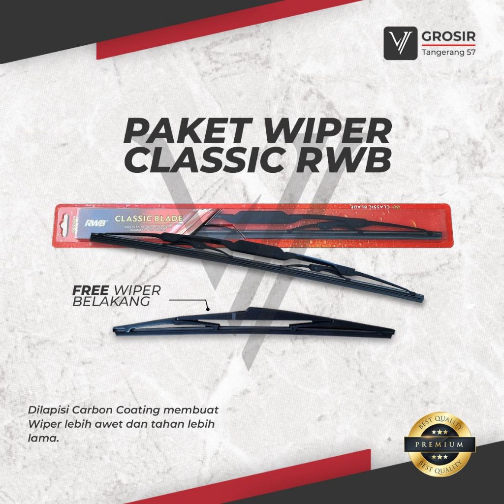 TOYOTA ETIOS WIPER PACKAGE FRONT REAR IRON 2 ชิ้น