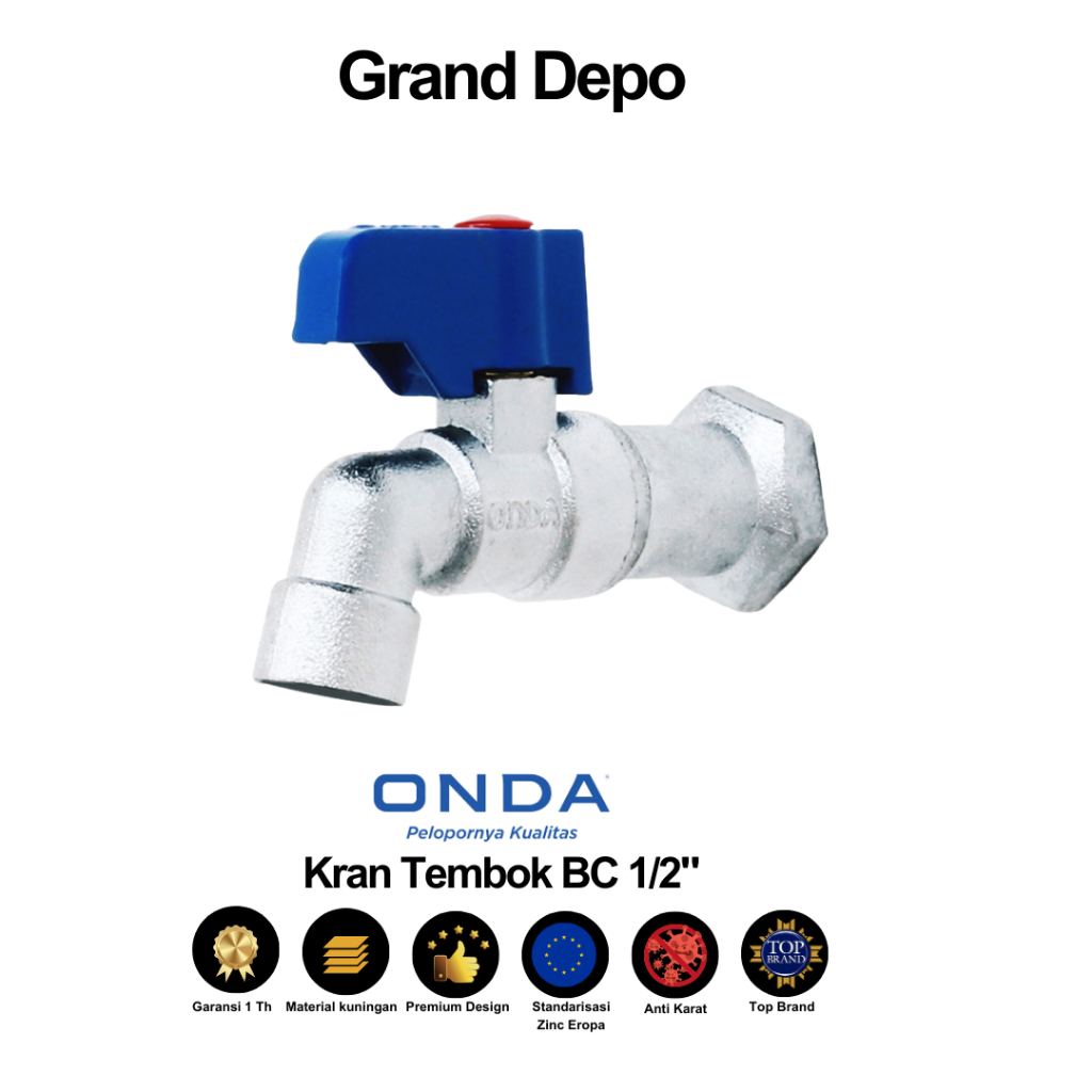 Onda BC 1/2" ก๊อกติดผนัง / ก๊อกติดผนัง Onda / ก๊อกน้ํา Onda