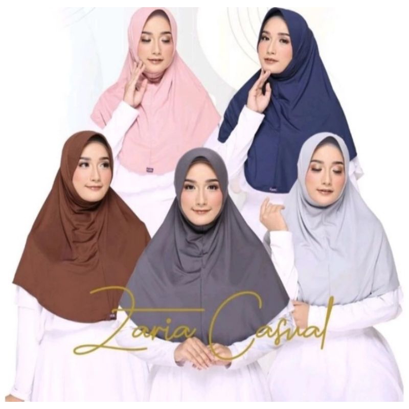 Elzatta Zaria Casual Instant Bergo Hijab