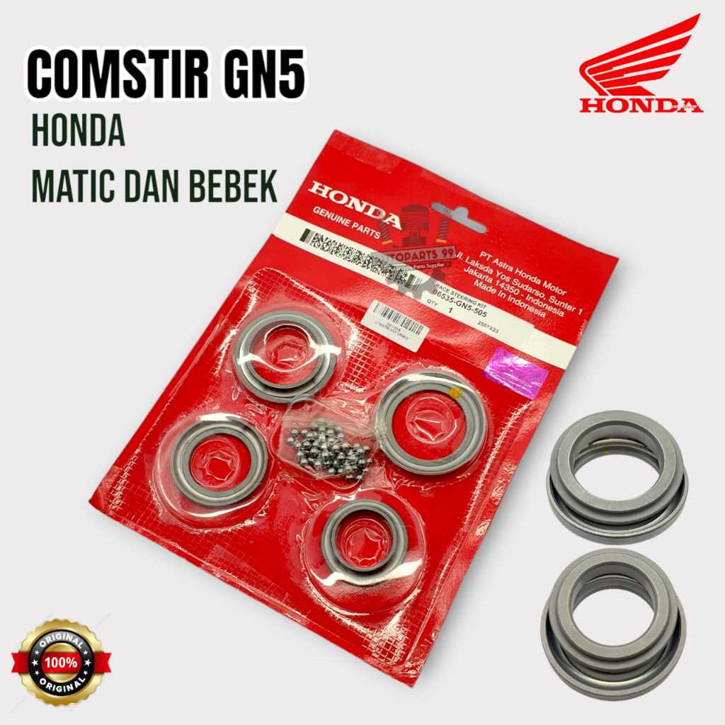 พวงมาลัย GN5 Honda Beat Vario 110 Fi 125 Supra Grand Revo Karisma Blade พวงมาลัย GN5 คอพวงมาลัย Hond