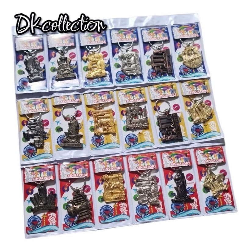 GANTUNGAN พวงกุญแจสิงคโปร์ พวงกุญแจที่ระลึกสิงคโปร์