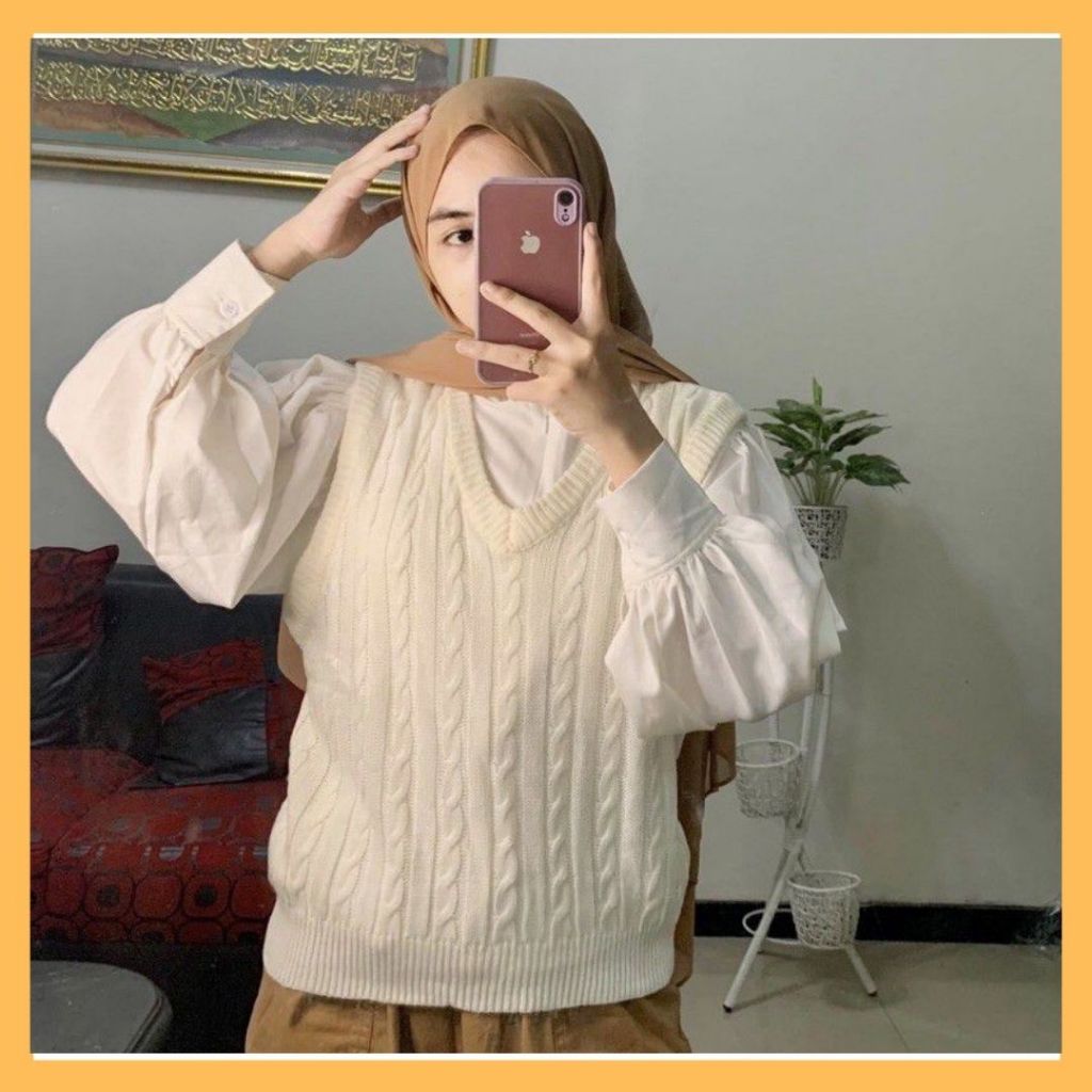 สาย KNIT VEST/PREMIUM 7GATE หนา KNIT VEST/Braid VEST/KOREAN STYLE KNIT VEST