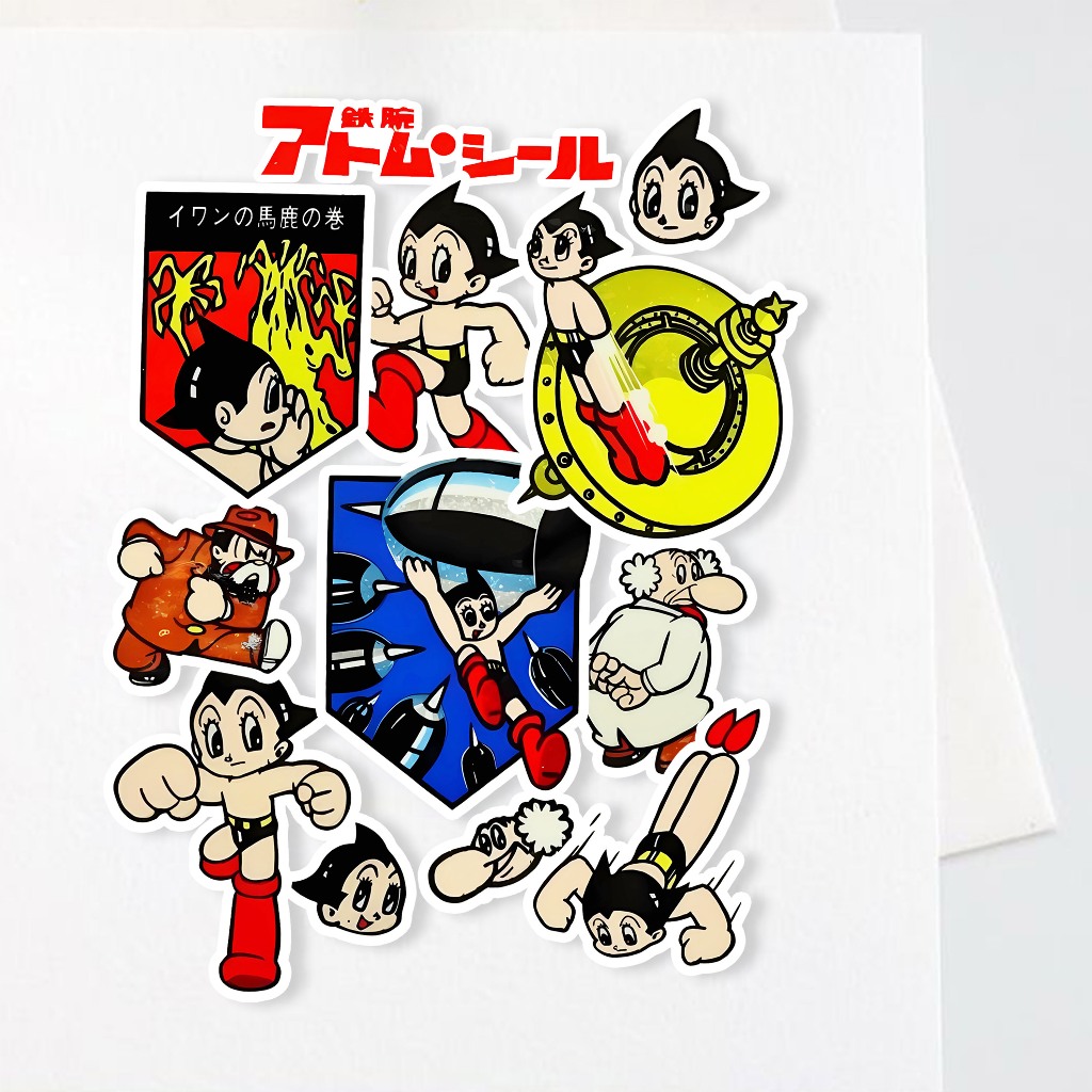 Rare Astroboy Sticker 90s Aesthetic Waterproof Sticker (เนื้อหาตามภาพ)