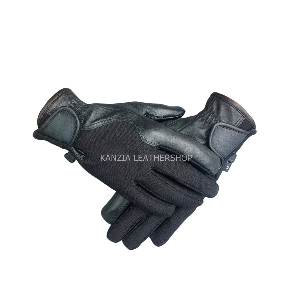 ถุงมือหนังผสม Drumband ถุงมือ Kanzia Leathershop Drumband