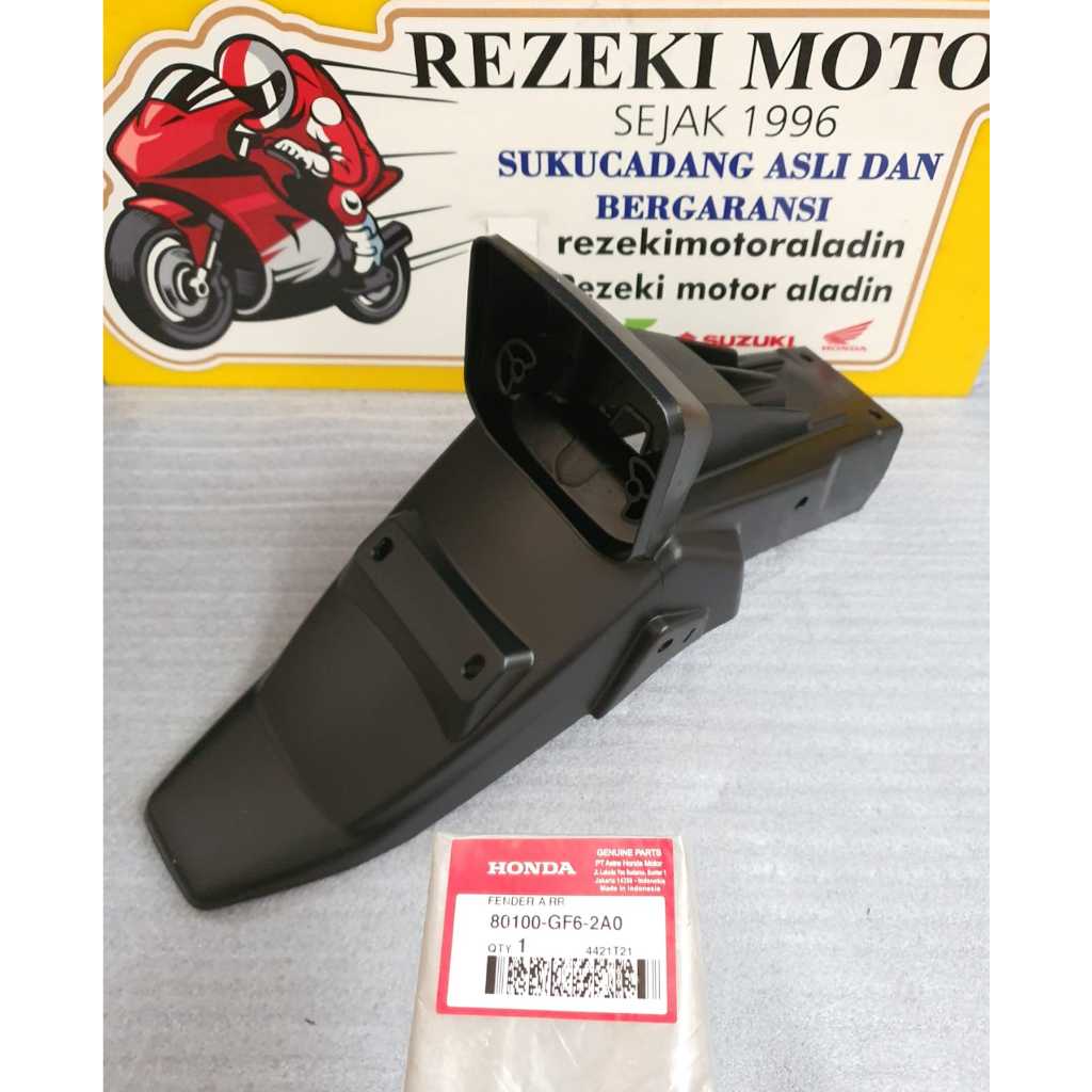 Blk WIN 80100-GF6-2A0 REAR SPAKBOR ORIGINAL HONDA