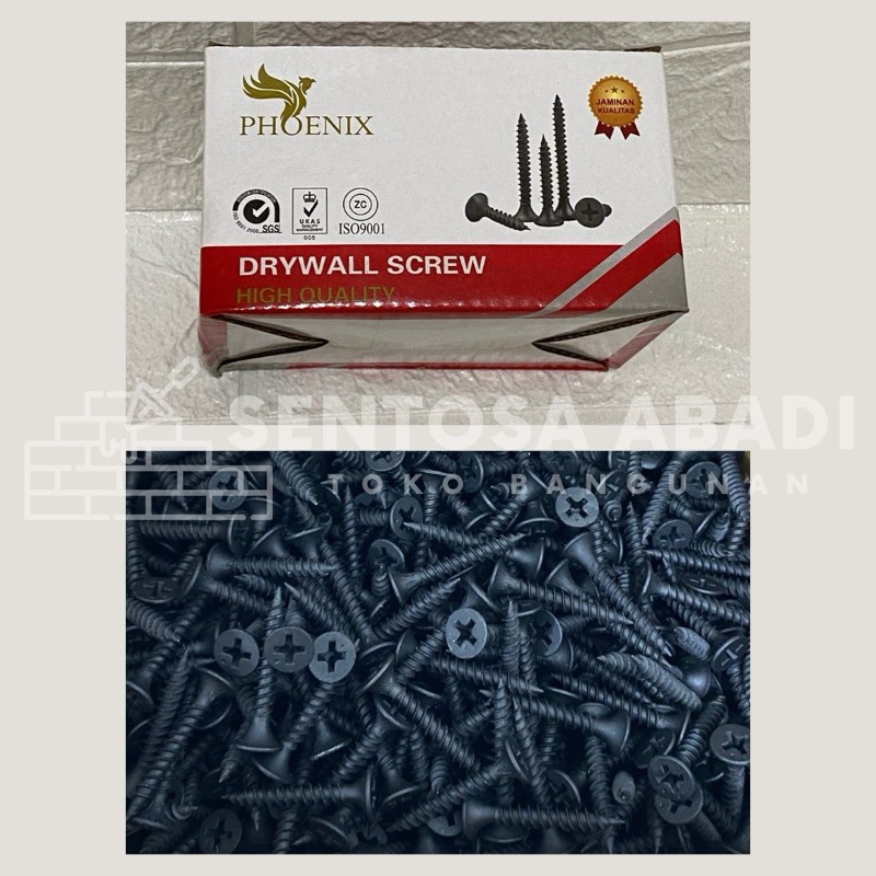 แบรนด์ PHOENIX คุณภาพสูง DRYWALL SCREW GYPSUM SCREW