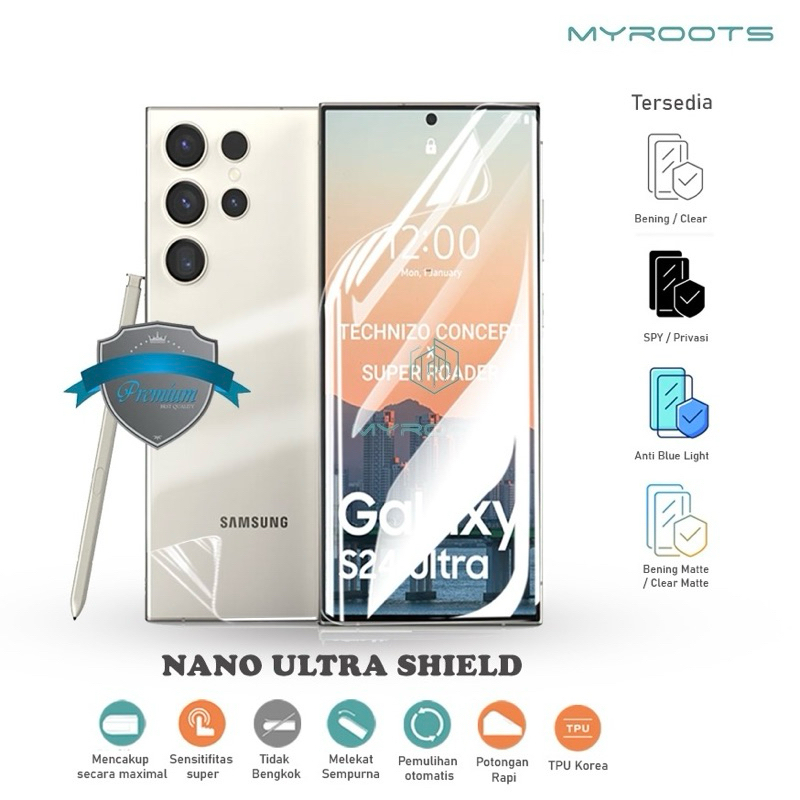 ANTI-SCRATCH HYDROGEL SAMSUNG S26 ULTRA S26 PLUS - S25 FE S25 EDGE S25 ULTRA PREMIUM FILM SCREEN GUA