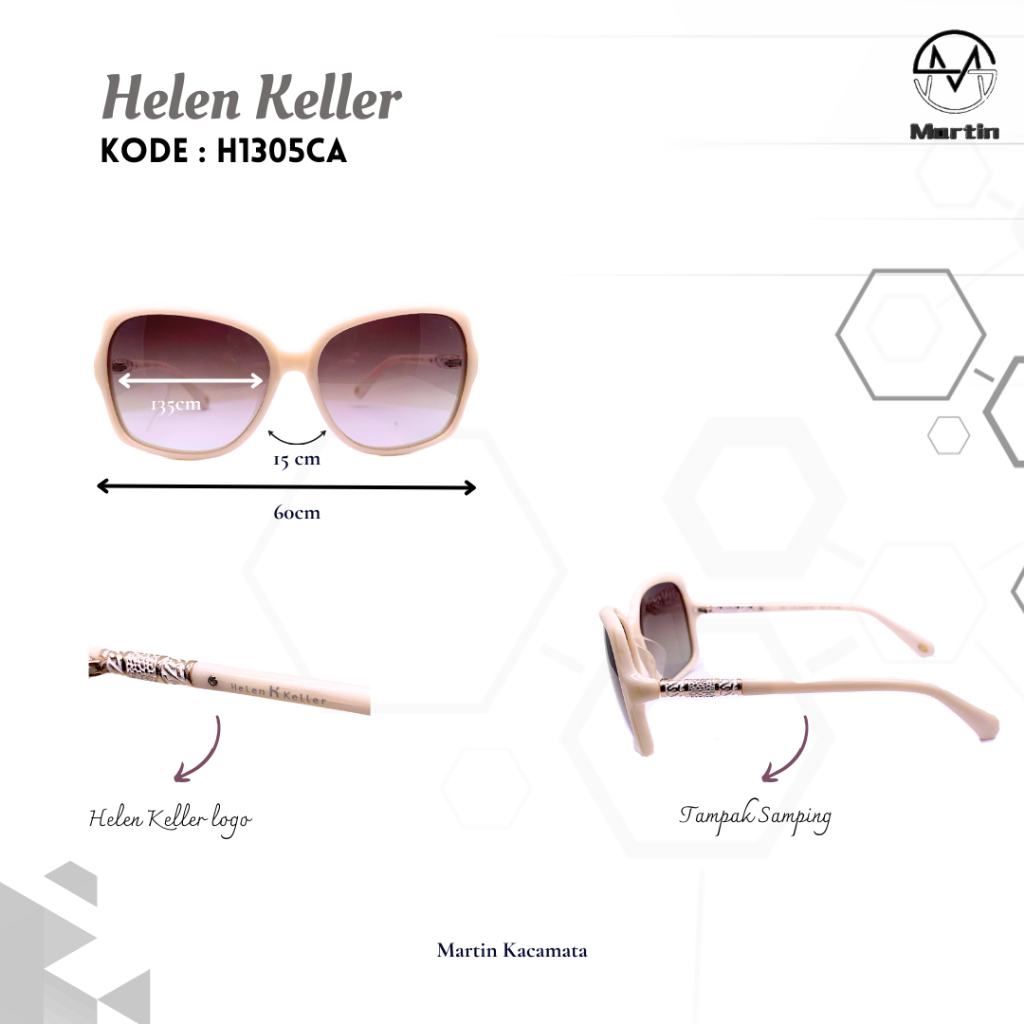 Helen Keller / Women& 39;s Travel Glasses / แว่นกันแดด / H1305CA