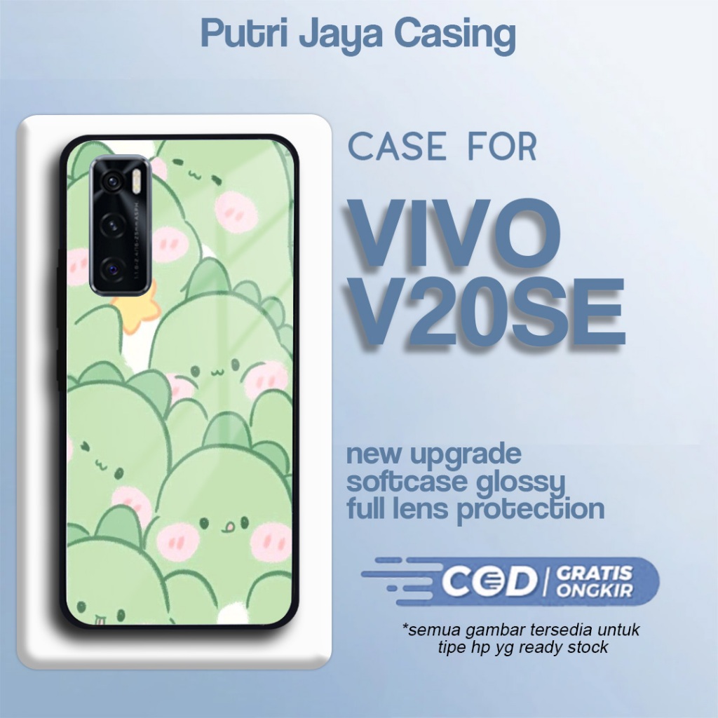 เคส Vivo V20 SE ล่าสุด เคสน่ารัก 11 เคส V20 SE Hardcase Softcase Glossy Kesing PutriCasing