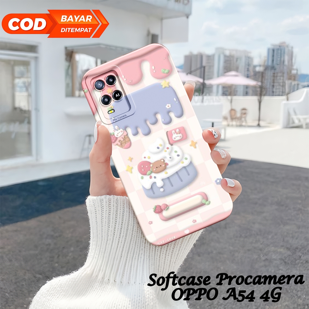เคส HP Oppo A54 - เคส Oppo A54 Softcase - เคสแฟชั่น - เคส Oppo A54 - Pro Camera Softcase - Tpu - เคส