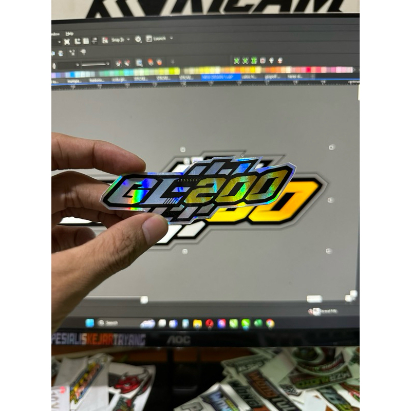 GL 200 สติ๊กเกอร์***