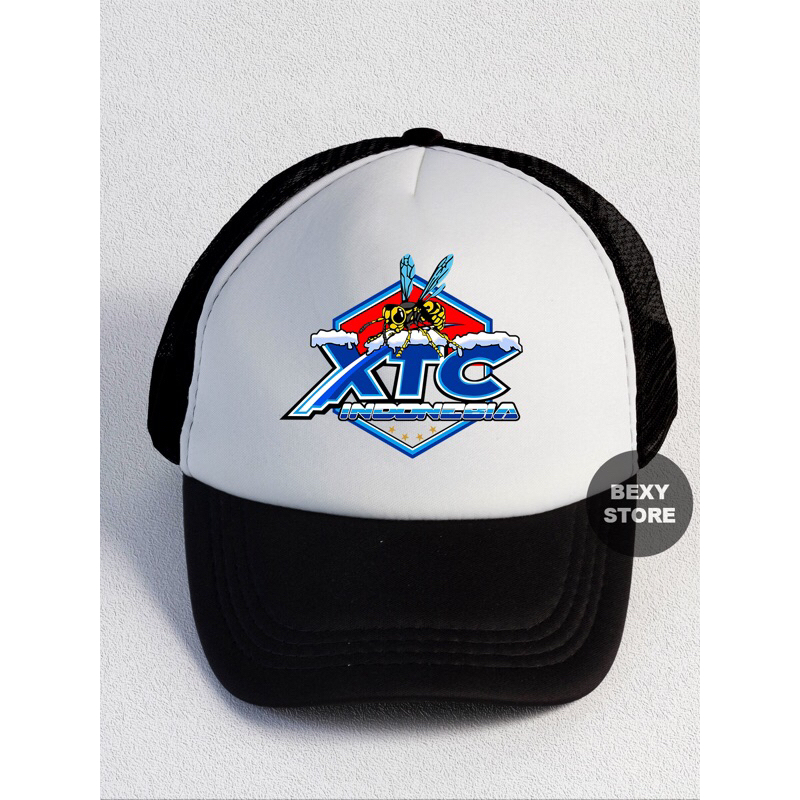 Xtc Trucker Hat / Band Hat / Baseball Hat / Trucker Hat / Distro Mesh Hat / Premium Hat / Screen Pri