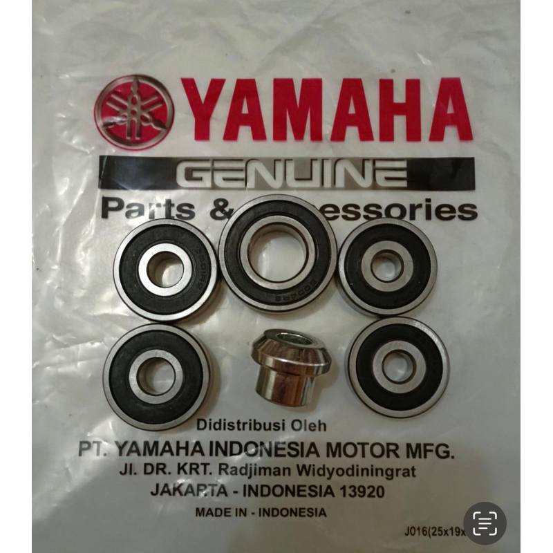 6PCS BOSH + LAHER BEARING FRONT REAR GEAR REAR GEAR YAMAHA VEGA R OLD ใหม่ CRYPTON F1ZR JUPITER Z MX