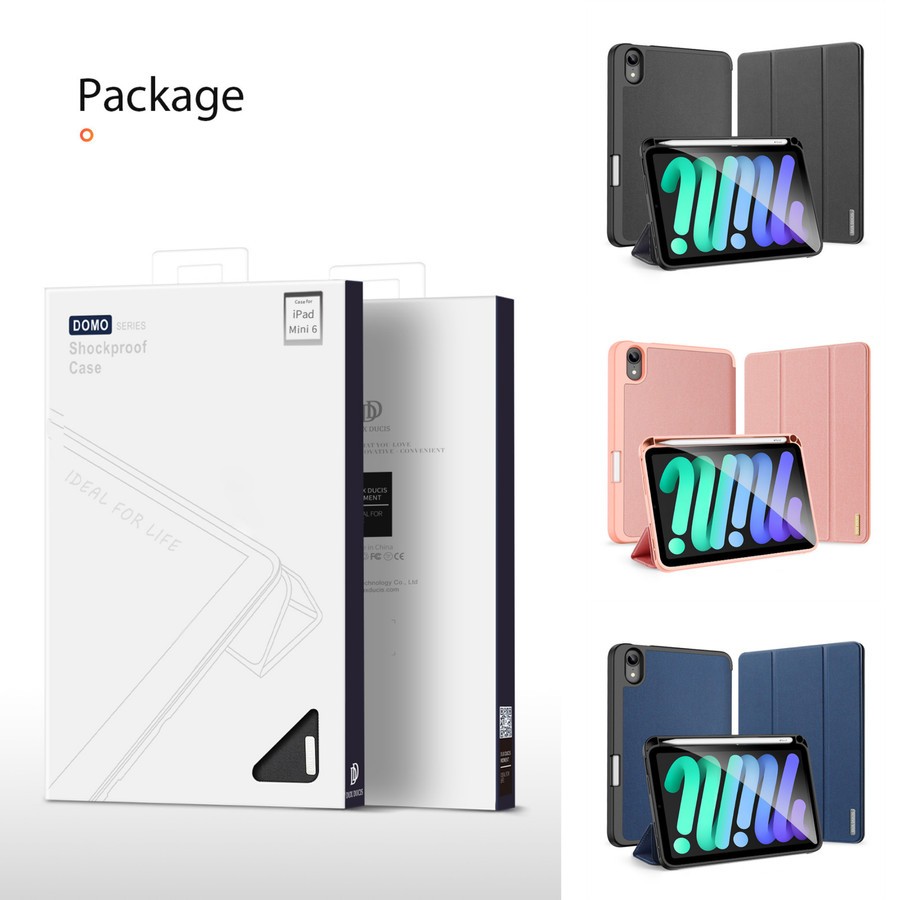 IPad Mini 6 2021 8.3 Dux Ducis Domo Bookcover Flip Cover Casing