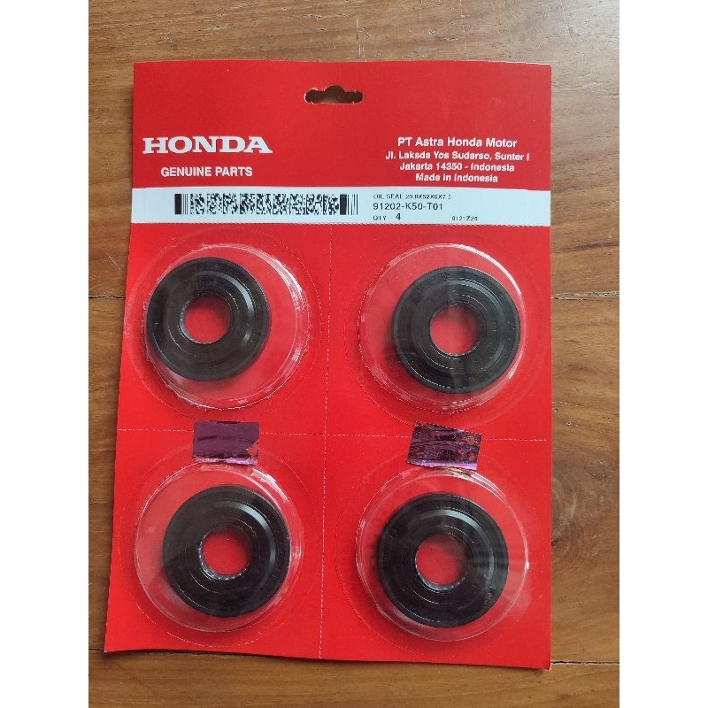 AHM SEAL AS KRUK BEAT, VARIO, SCOOPY ORIGINAL SPARE PARTS MOTOR 91202K50T01