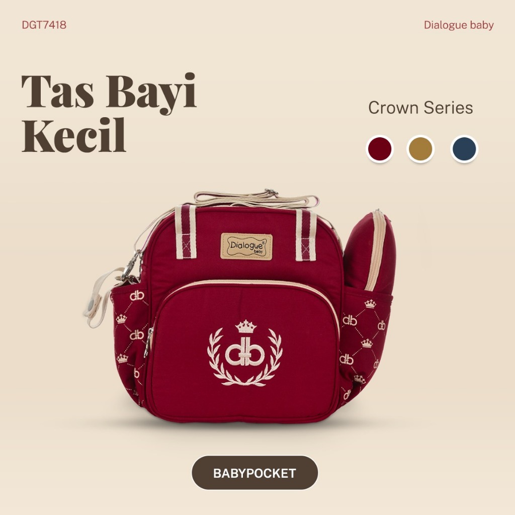 Crown Series Dialogue Baby Small Baby Bag + ที่วางขวดนม - DGT7418