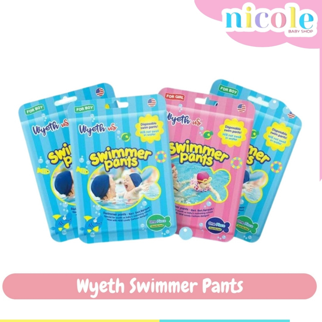 Wyeth Swim Diaper / กางเกงว่ายน้ําเด็ก Nanlbear / ผ้าอ้อมว่ายน้ํา / ผ้าอ้อม
