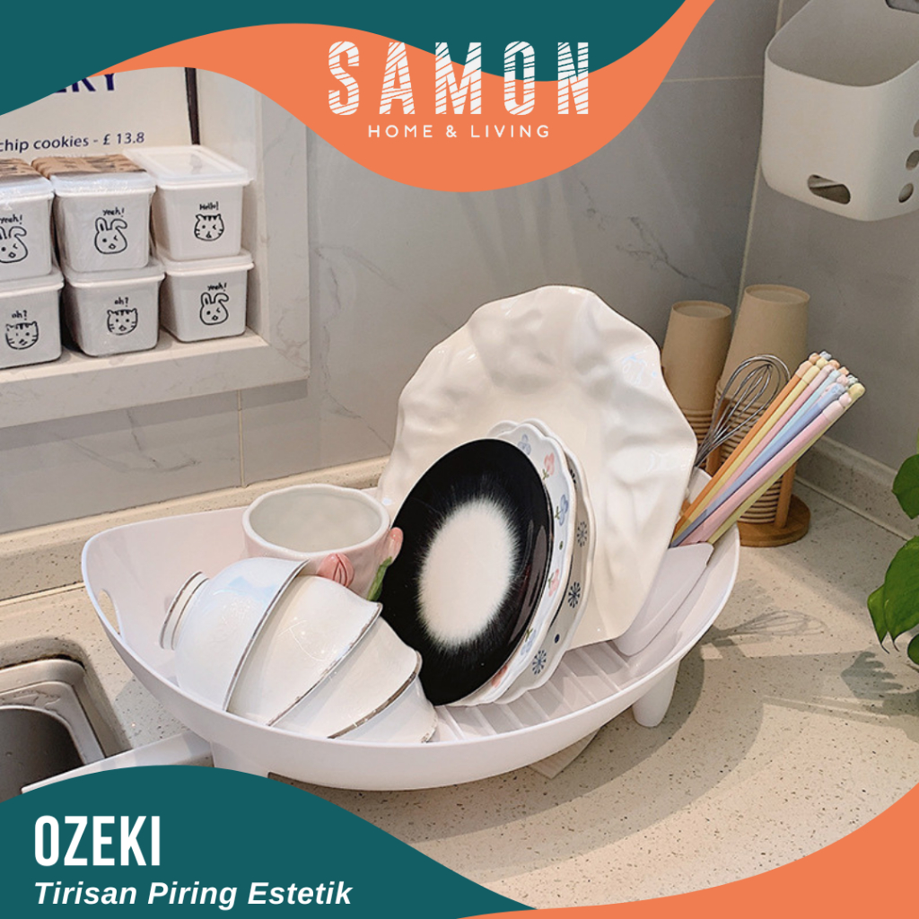 Peralatan Samon - OZEKI เครื่องอบผ้า ช้อนส้อม เพื่อความสวยงาม มัลติฟังก์ชั่น บนโต๊ะอาหาร ชั้นวางจาน ชาม ชั้นวางช้อนส้อม เครื่องอบผ้า ที่ใช้งานได้จริง มินิมอล เครื่องอบผ้าครัว