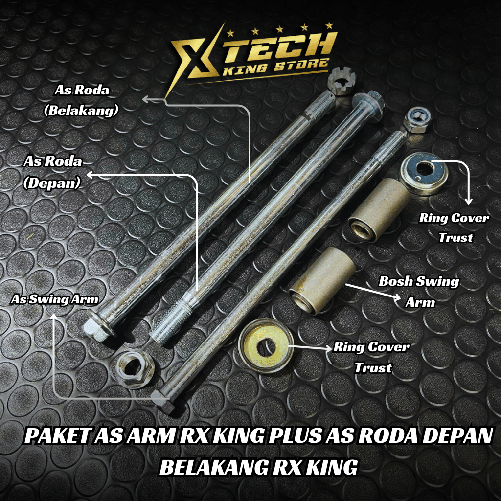 RX KING AXLE RX KING ARM AXLE PLUS RX KING FRONT REAR AXLE INCLITS ด้านหน้าด้านหลัง AXLE และแขน AXLE