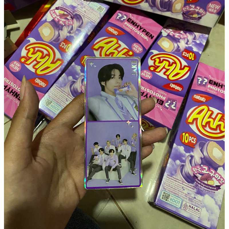 Photostrip Jake Enhypen x Nabati Ahh goguma อย่างเป็นทางการ