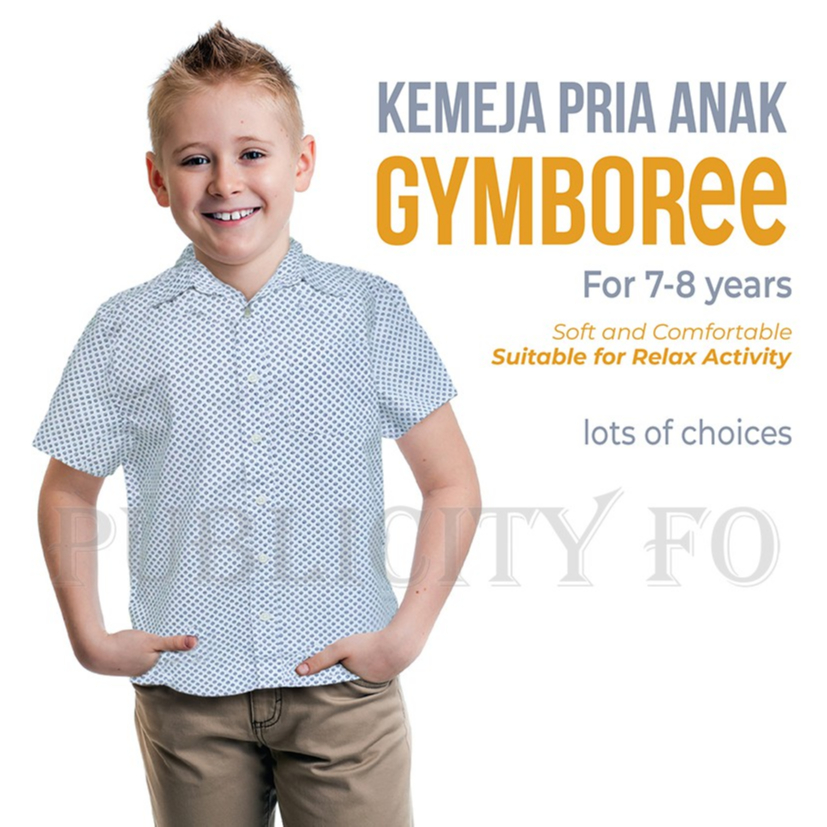 KEMEJA LAK BOYS SHIRT ORIGINAL GYM SHIRT SHORT SLEEVE