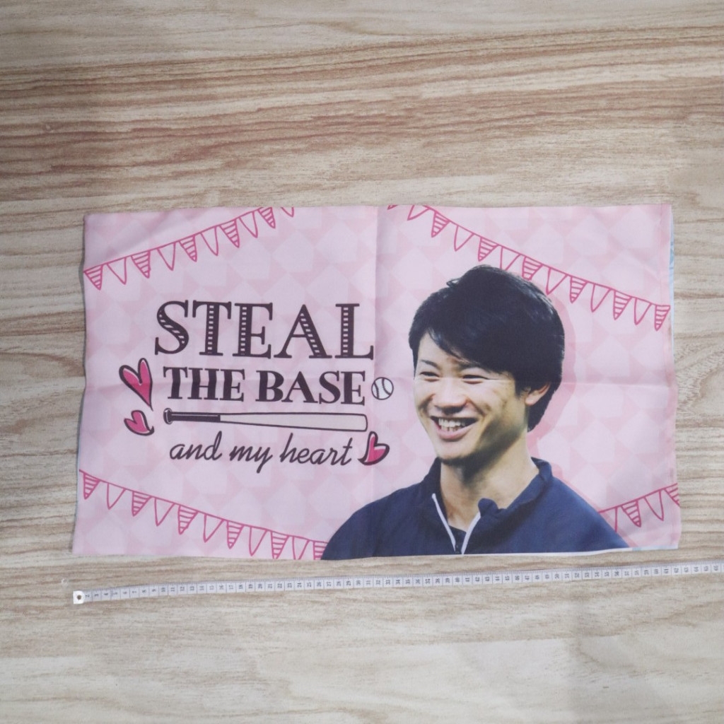 2018 Cheering Board Shape Treasure Chest Kyun Pillow Case Nishikawa Nakajima FC Limited Hokka Nippon