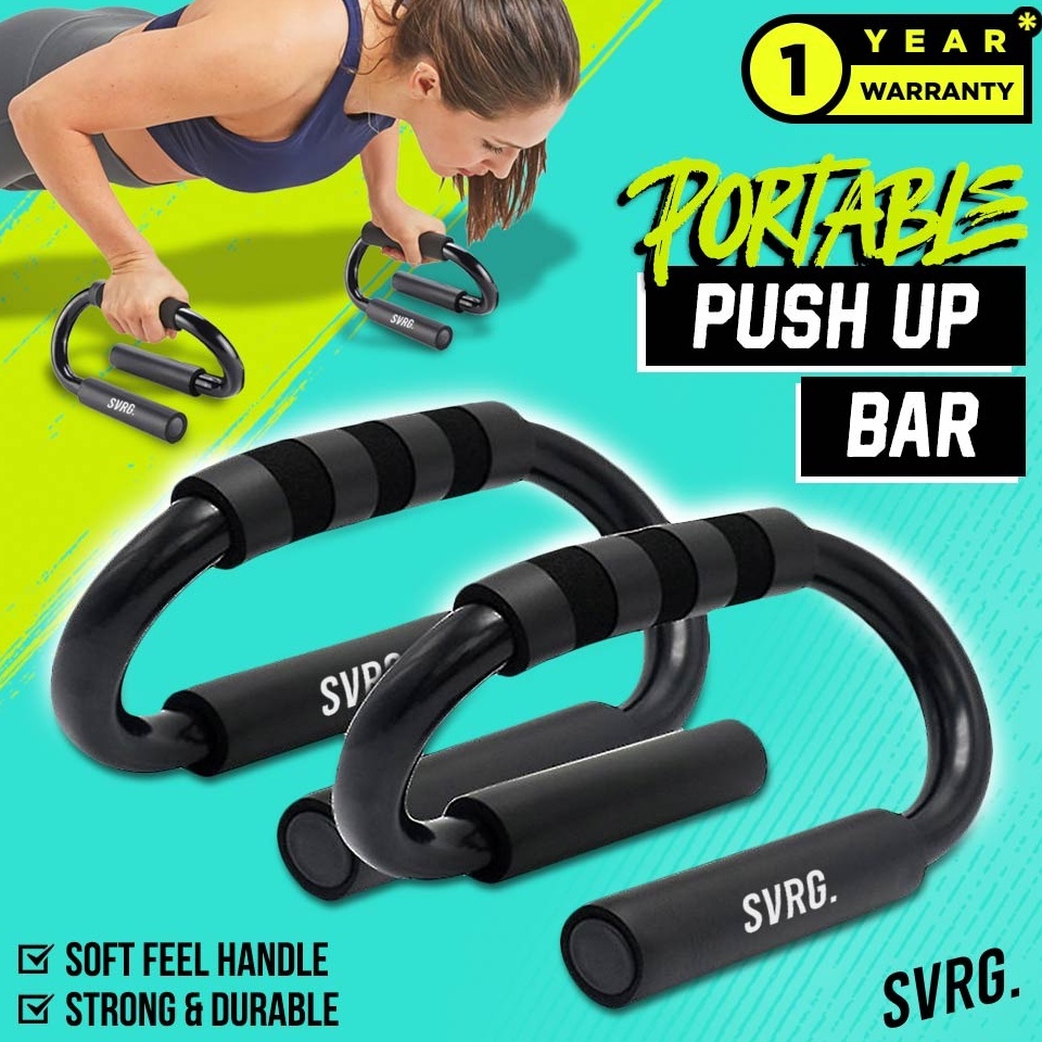 Friendly Price Push Up Stand Svarga Push Up Bars Parallel 1 คู่ 2 ชิ้น