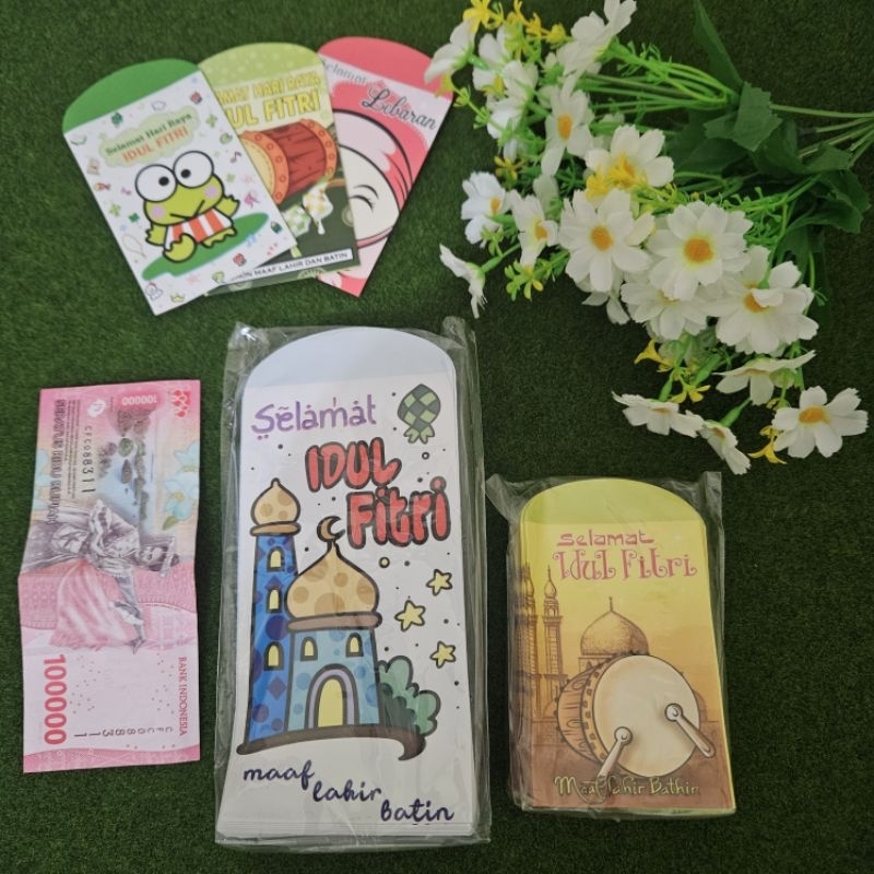 IVSHOP - Eid al-Fitr Envelopes Size L Angpau Thr Eid Money Eid Envelopes Character Eid Envelopes ขาย
