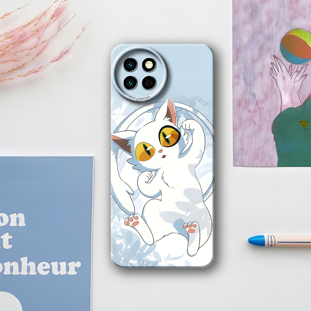 Softcase Pro กล้อง Itel Vision S23 4G ซิลิโคนล่าสุด Motif Suzume No Tojiro Coolและน่ารักแฟชั่นกรณี A