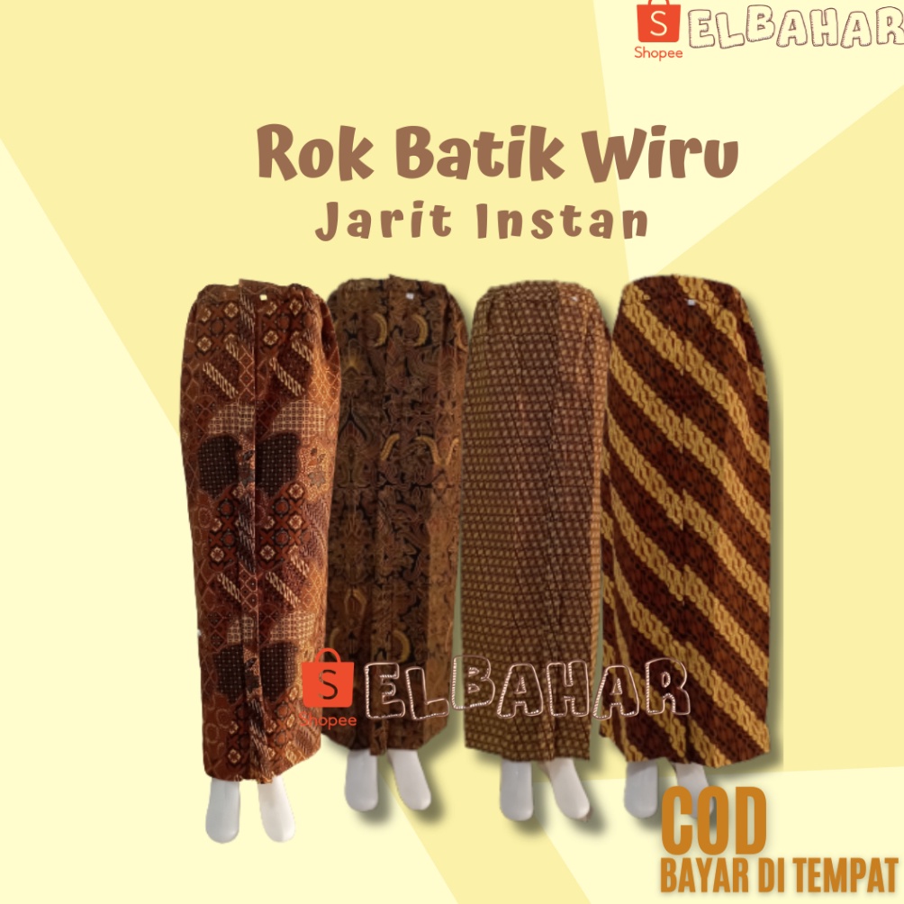 Art T86B Sogan Wiru Jarit กระโปรงผ้าบาติกสําเร็จรูป Jarik Batik ด้านล่าง Kebaya พิธีรับปริญญา