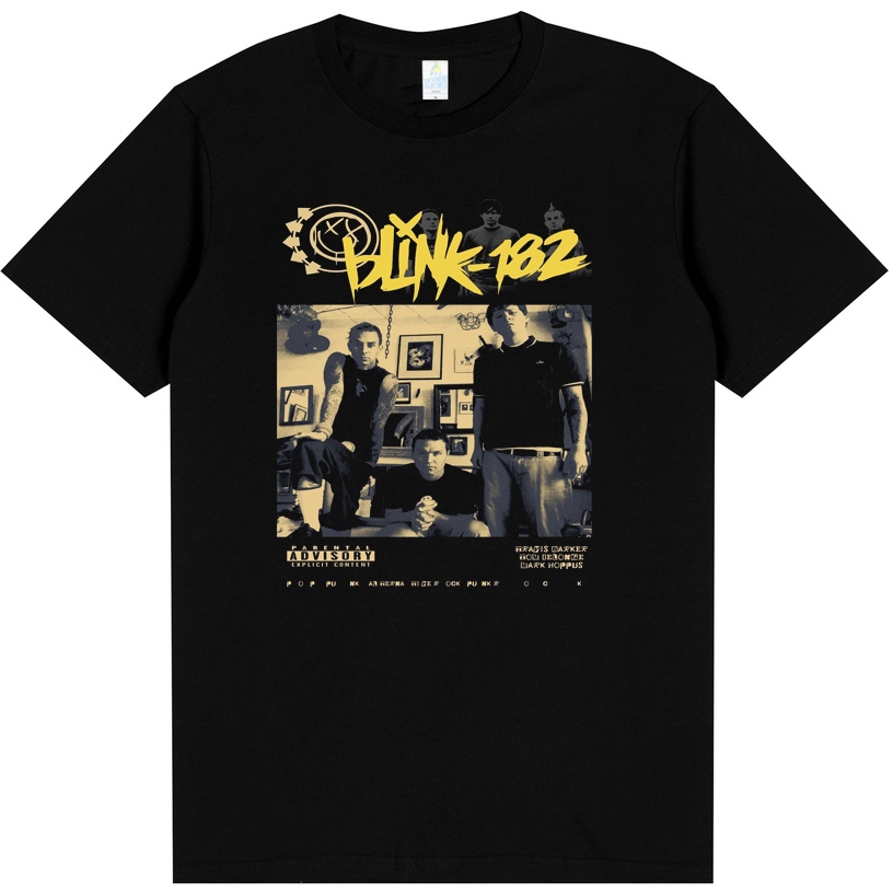 Blink 182 - เสื้อยืดวง PUNK พรีเมี่ยม