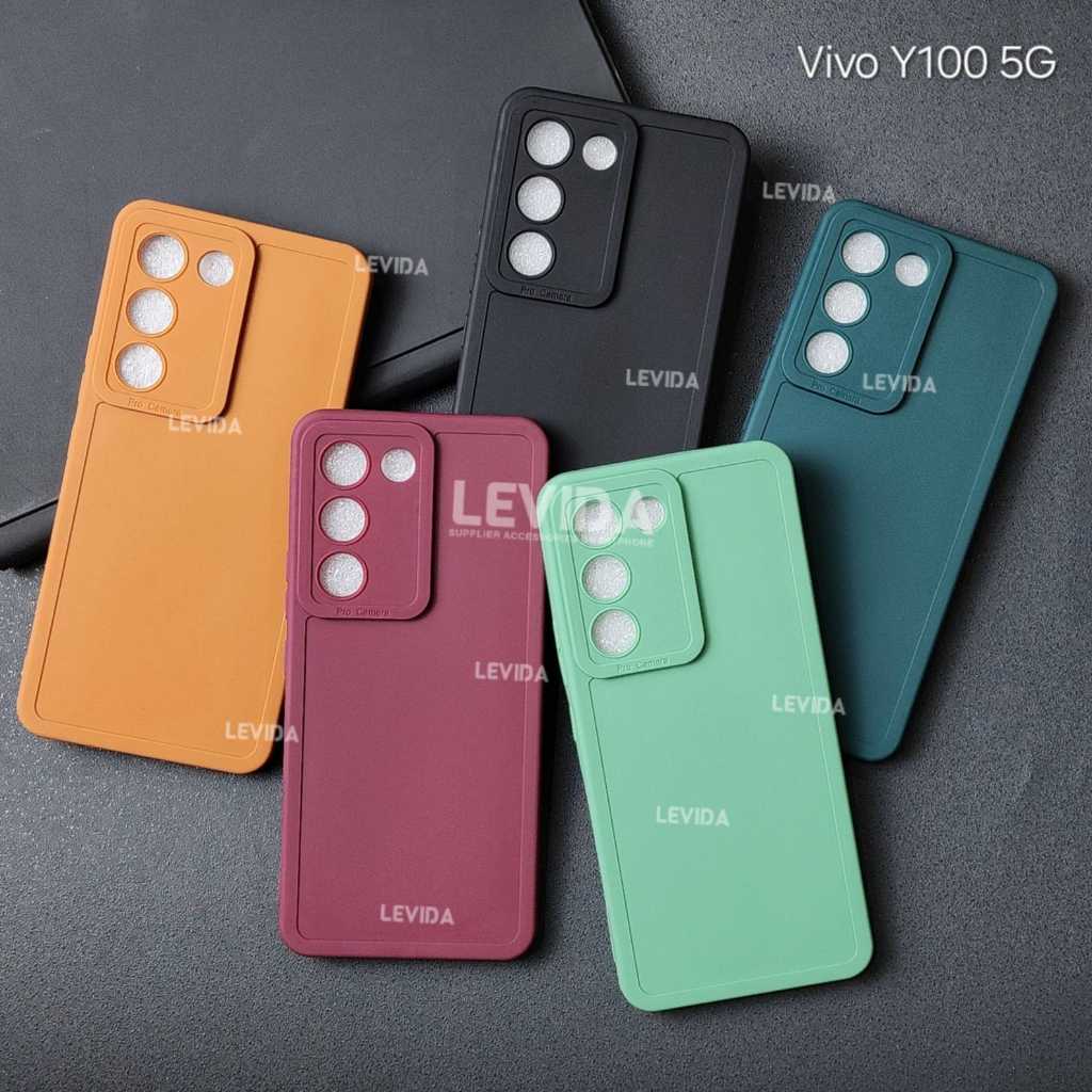 เคส Vivo Y100 5G Pro Camera Macaron Color Case Vivo Y100 5G CPRO