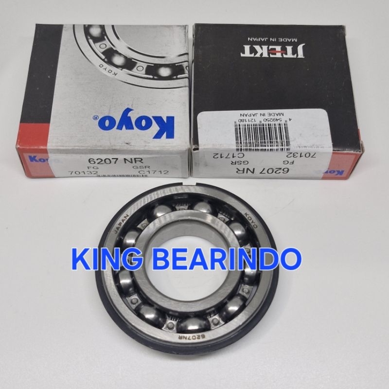 BEARING 6207NR 6207 NR KY + SNAP RING UK35X72X17