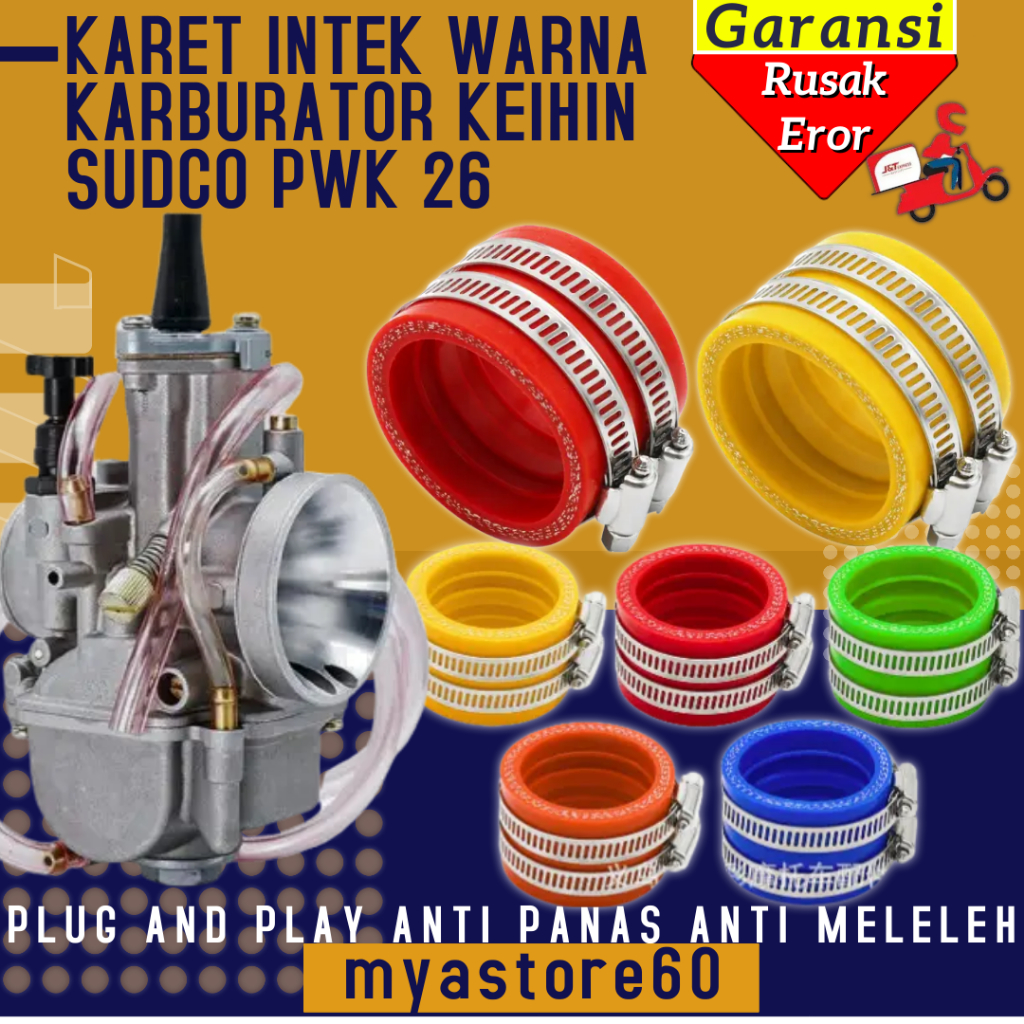 Intek ยาง Manipul Manipol คาร์บูเรเตอร์ PWK 26 PWK26 Manipol Intek Intex การเชื่อมต่อคาร์บูเรเตอร์ P