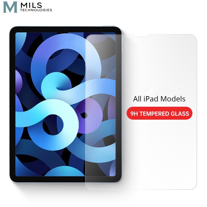 Zgm MILS กระจกนิรภัย 9H สําหรับ iPad 5 6 97 iPad 7 8 12 Air 3 15 Air 4 19 Pro 11 129 218 22 221 M1