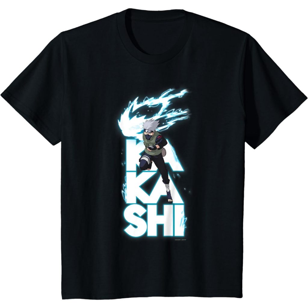 Naruto Shippuden Kakashi Premium Distro Children & 39;s เสื้อยืดประเภทซ้อนเสื้อยืด