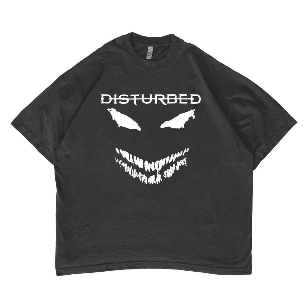 เสื้อยืดวงโลหะ Disturbed - เสื้อวง - เสื้อยืดโอเวอร์ไซส์